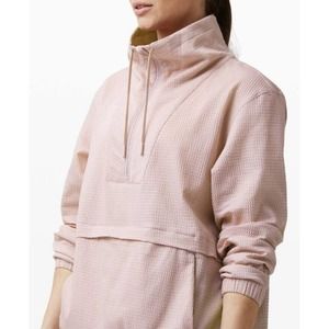 Lululemon Pack Light Pullover Porcelain Pink Women’s Size 10